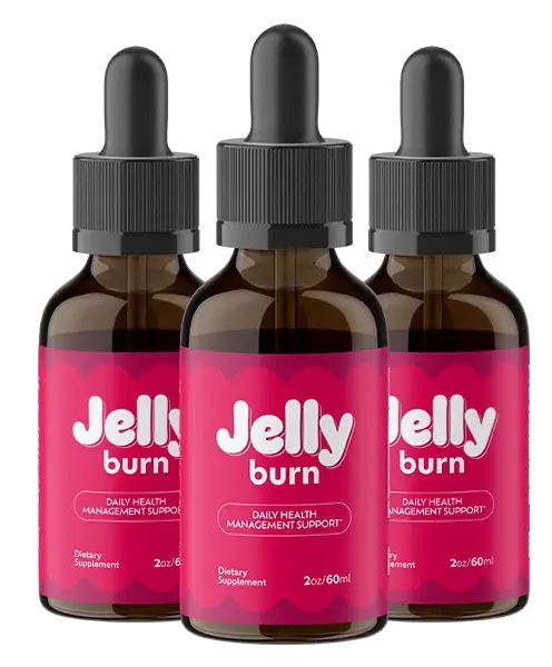 JellyBurn liquid drops for metabolism support and fat balance